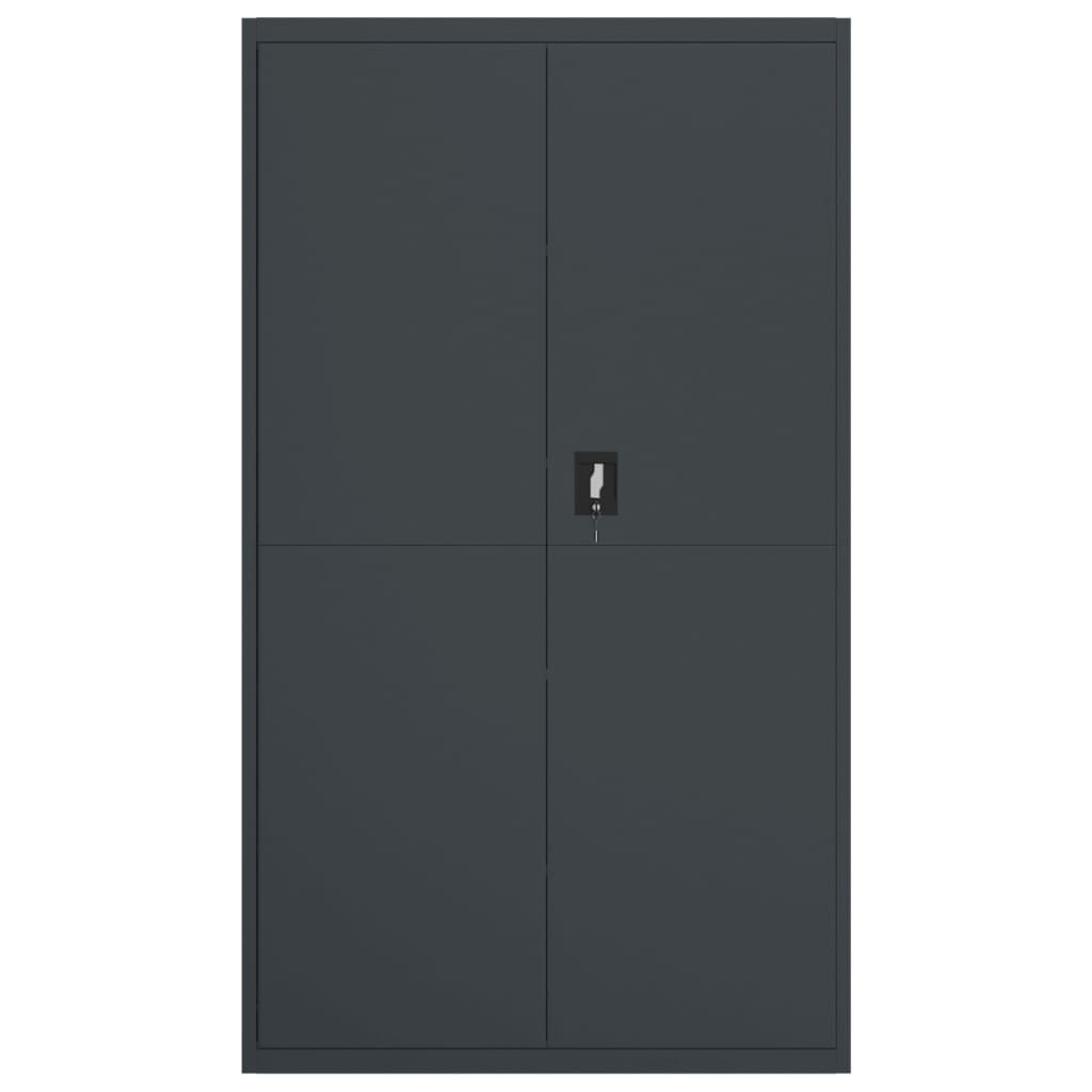 vidaXL Αρχειοθήκη Ανθρακί 105 x 40 x 180 εκ. Ατσάλινη