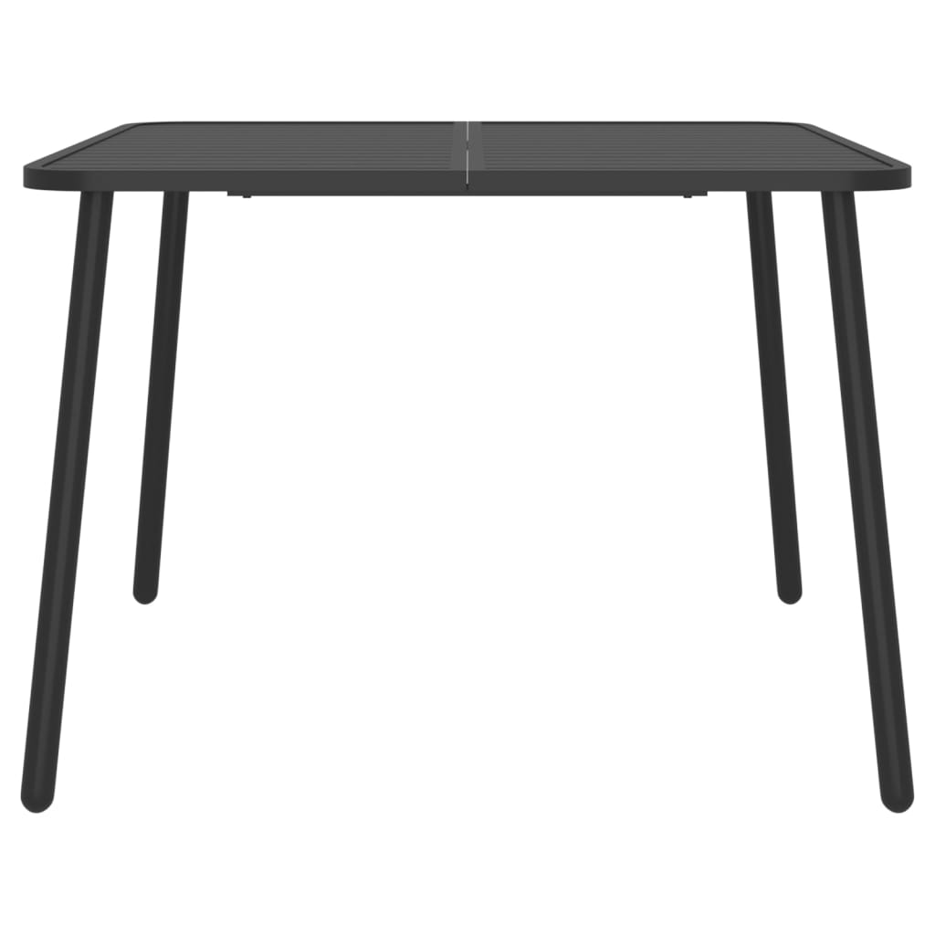 vidaXL Σετ Τραπεζαρίας Κήπου 5 Τεμαχίων Ανθρακί από Ατσάλι