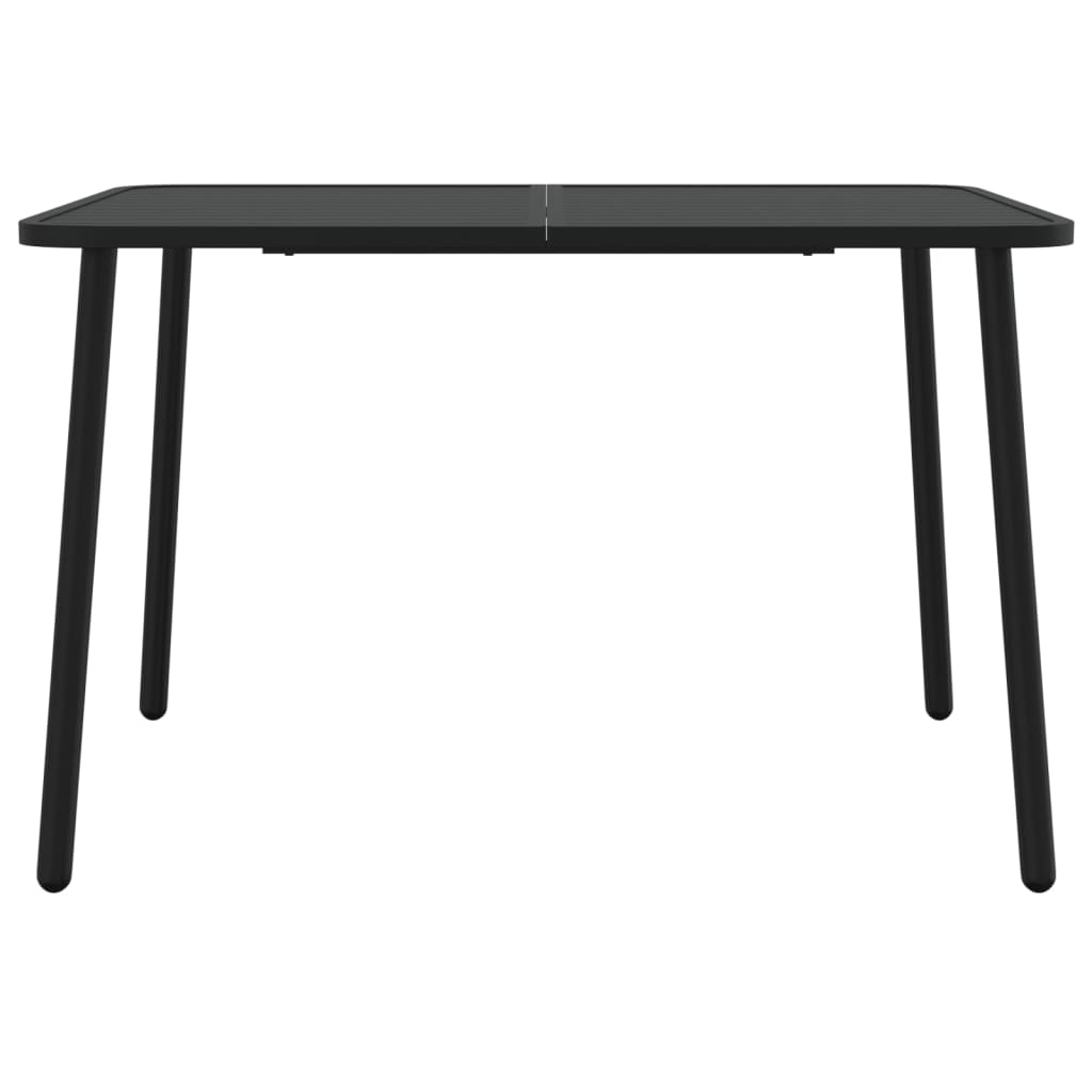 vidaXL Σετ Τραπεζαρίας Κήπου 5 Τεμαχίων Ανθρακί από Ατσάλι