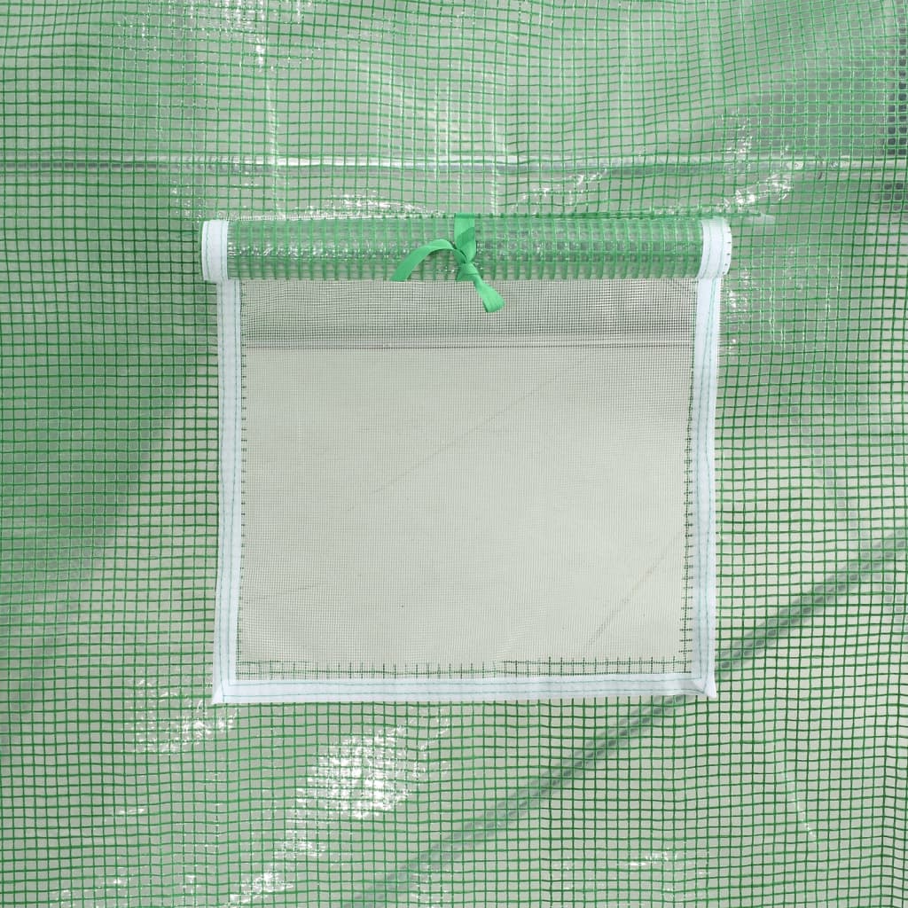 vidaXL Θερμοκήπιο Πράσινο 60 μ² 20 x 3 x 2 μ. με Ατσάλινο Πλαίσιο