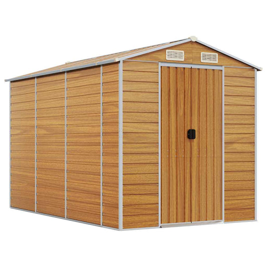 vidaXL Φωτιστικό Κήπου Καφέ 191 x 300 x 198 εκ. από Γαλβανισμένο Ατσάλι