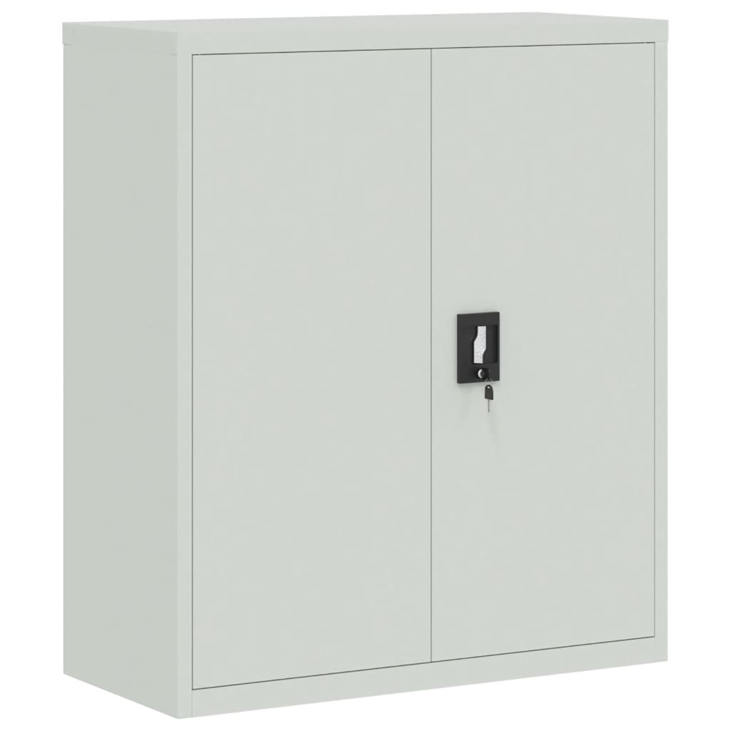 vidaXL Αρχειοθήκη Αν. Γκρι 90 x 40 x 145 εκ. Ατσάλινη