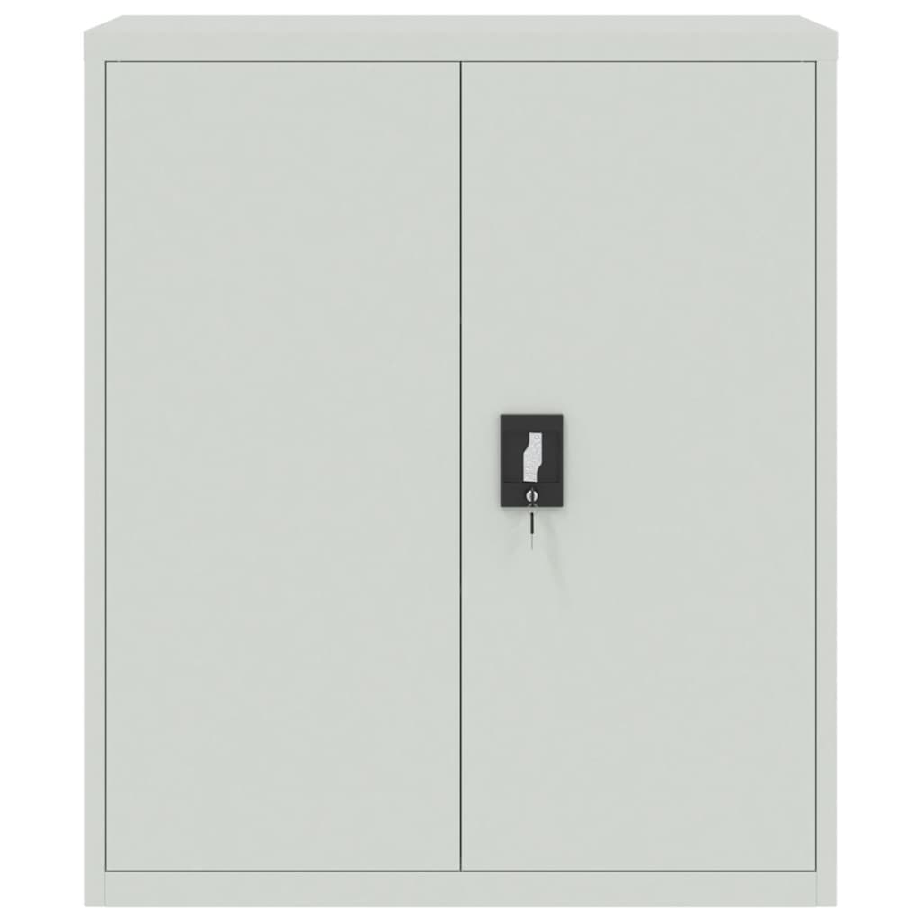 vidaXL Αρχειοθήκη Αν. Γκρι 90 x 40 x 145 εκ. Ατσάλινη