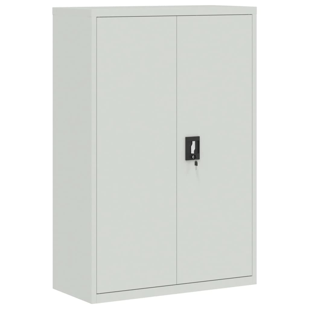 vidaXL Αρχειοθήκη Αν. Γκρι 90 x 40 x 180 εκ. Ατσάλινη