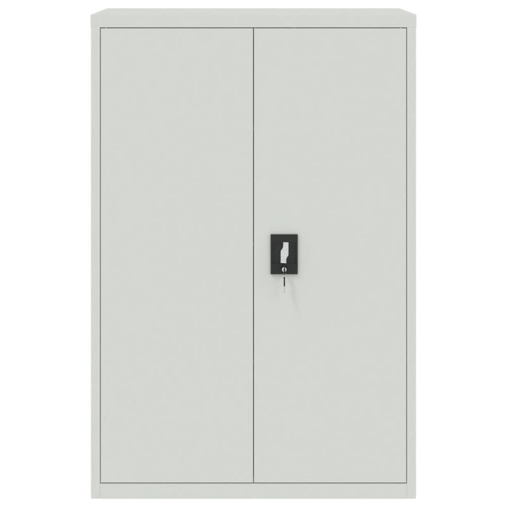 vidaXL Αρχειοθήκη Αν. Γκρι 90 x 40 x 180 εκ. Ατσάλινη