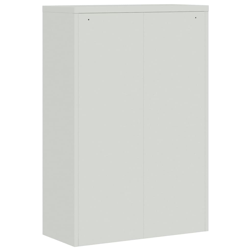 vidaXL Αρχειοθήκη Αν. Γκρι 90 x 40 x 180 εκ. Ατσάλινη
