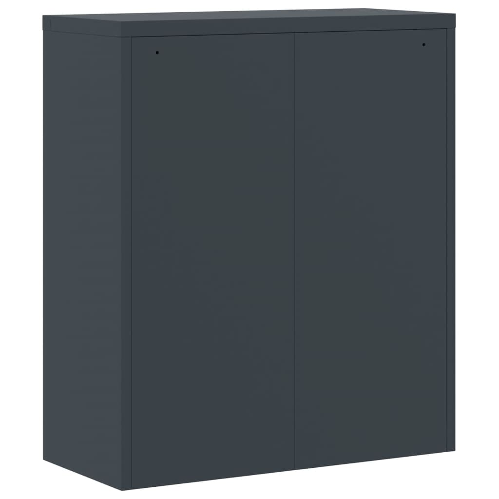 vidaXL Αρχειοθήκη Ανθρακί 90 x 40 x 145 εκ. Ατσάλινη