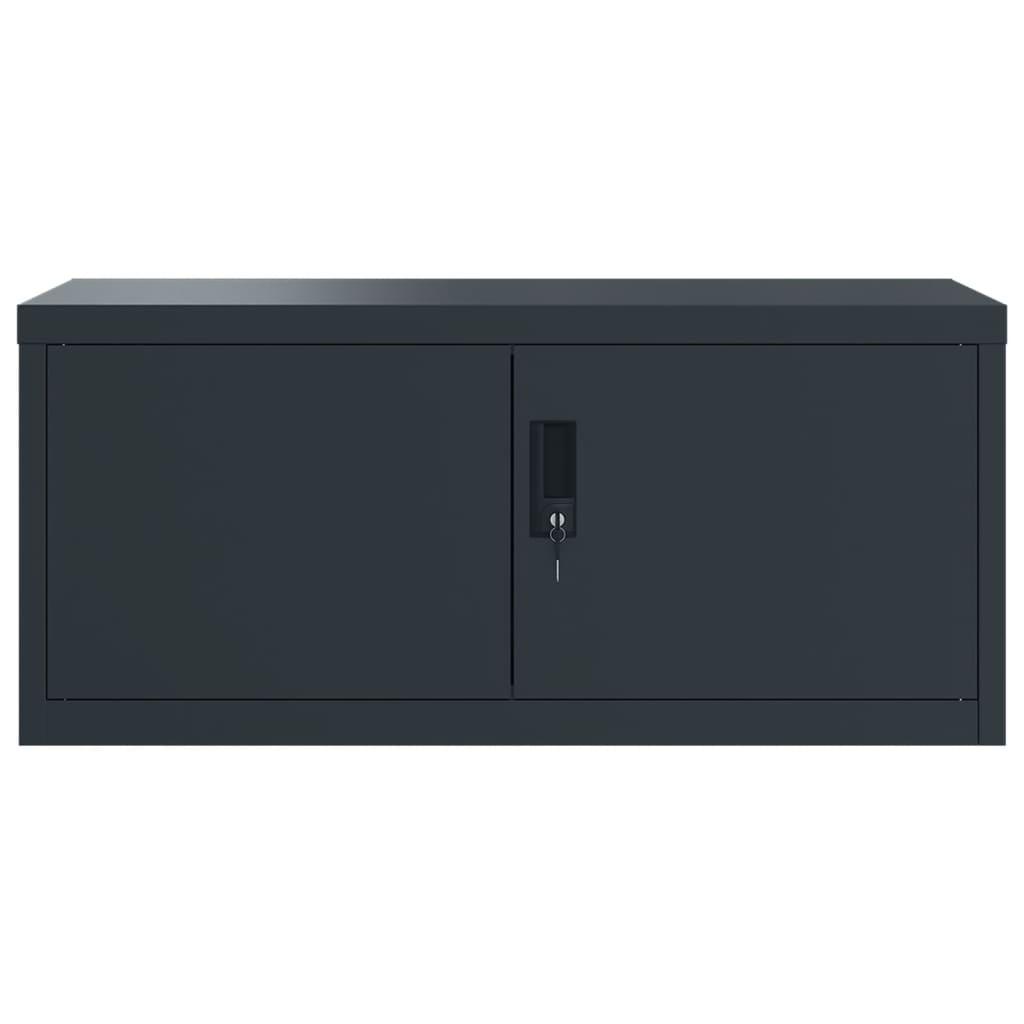 vidaXL Αρχειοθήκη Ανθρακί 90 x 40 x 220 εκ. Ατσάλινη