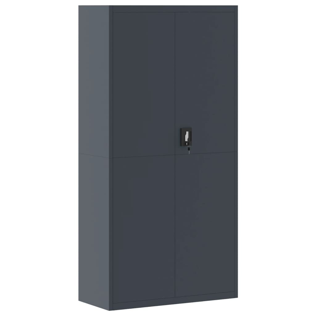 vidaXL Αρχειοθήκη Ανθρακί 90 x 40 x 220 εκ. Ατσάλινη