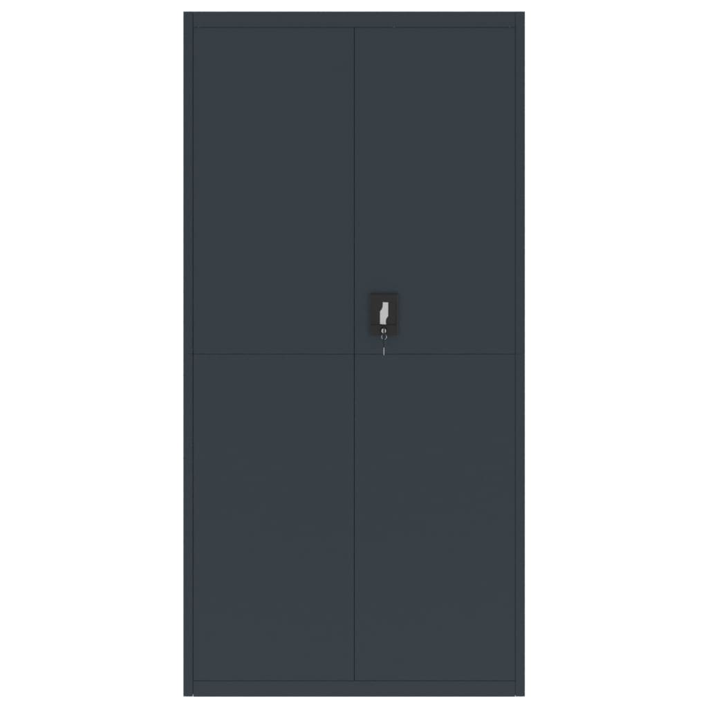 vidaXL Αρχειοθήκη Ανθρακί 90 x 40 x 220 εκ. Ατσάλινη