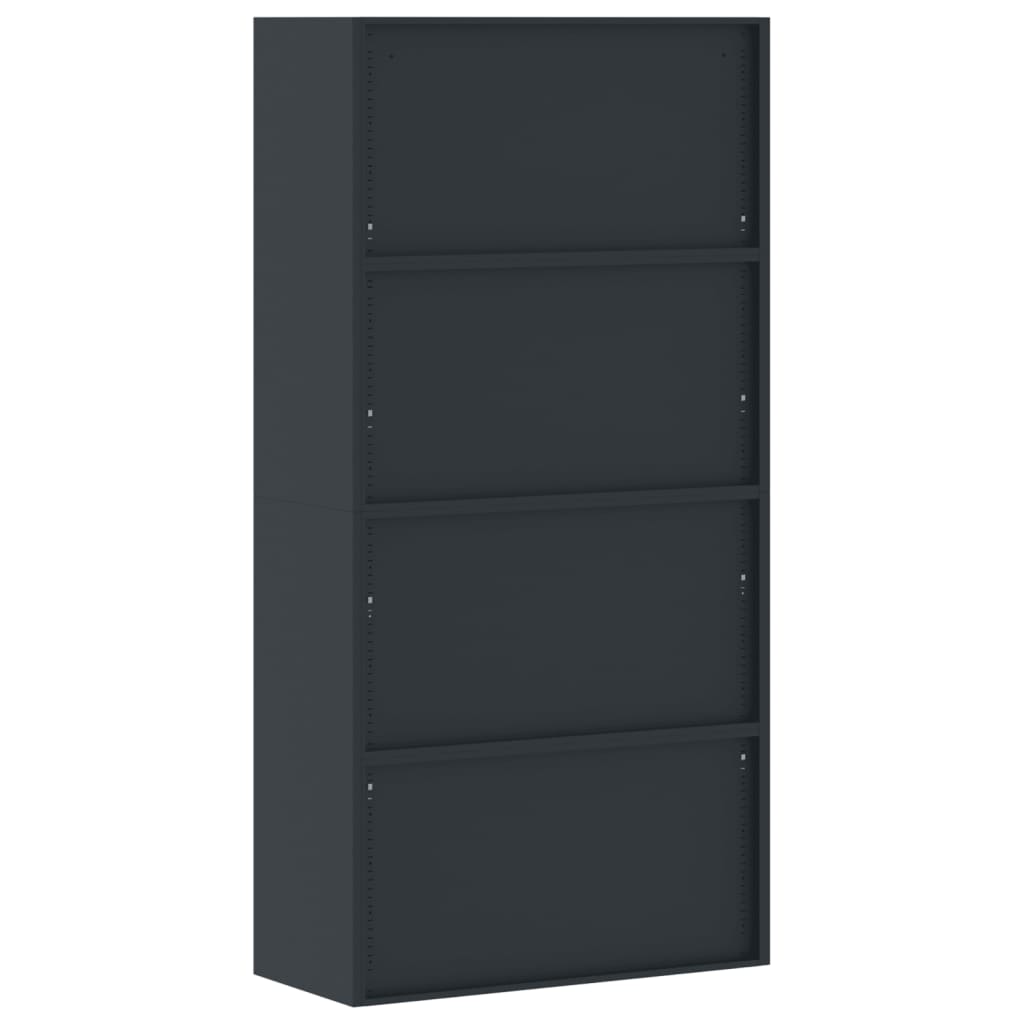 vidaXL Αρχειοθήκη Ανθρακί 90 x 40 x 220 εκ. Ατσάλινη