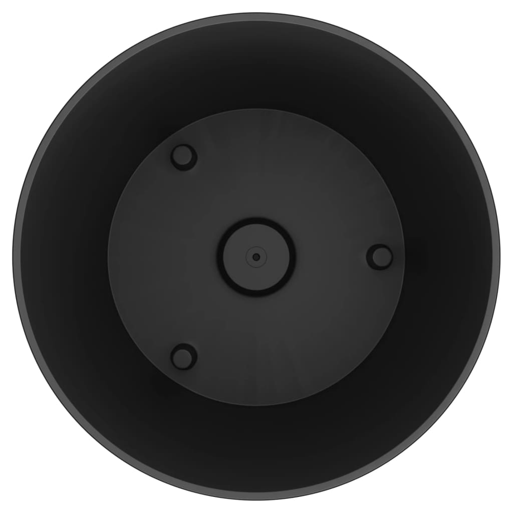 vidaXL Γλάστρα με Αφαιρουμ. Εσωτερικό Λευκή 15/15,3 Λίτρων PP/Ρατάν