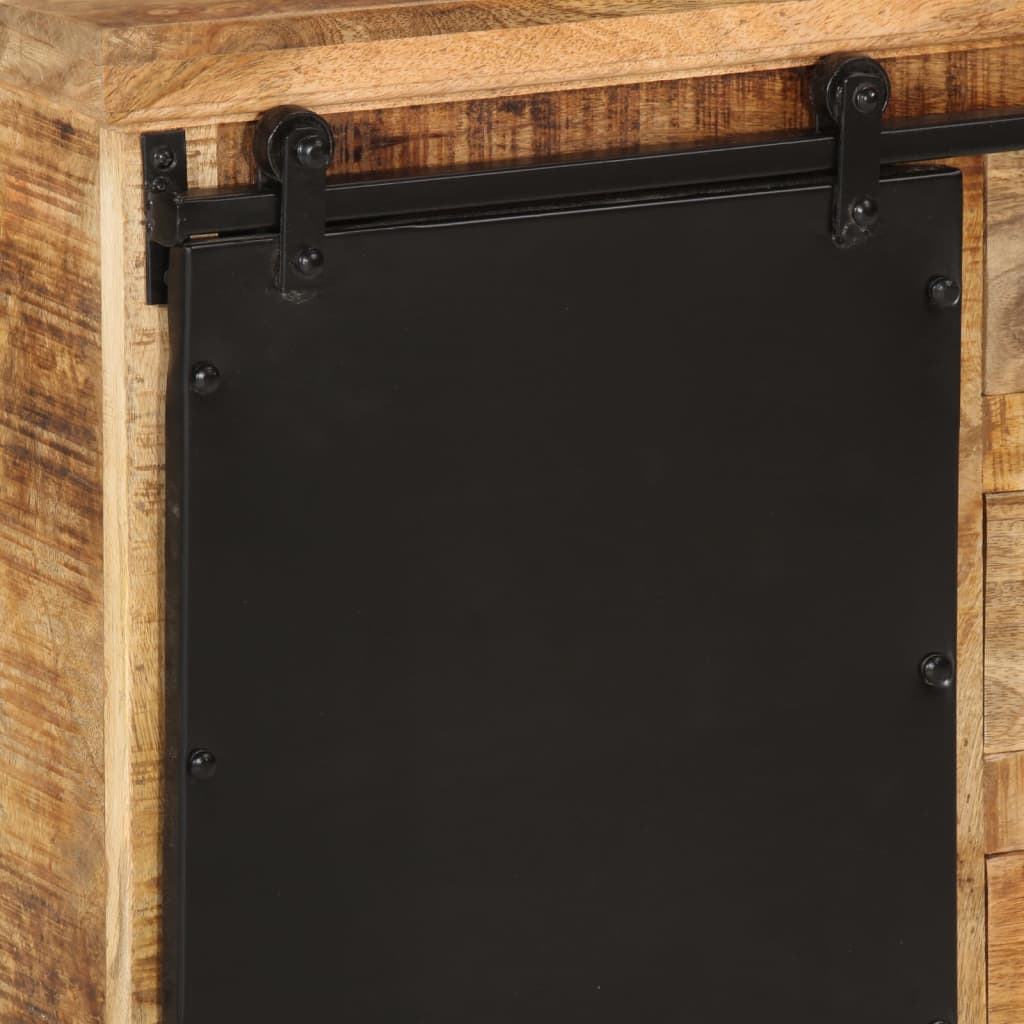 vidaXL Μπουφές 80 x 30 x 55 εκ. από Μασίφ Ακατέργαστο Ξύλο Μάνγκο