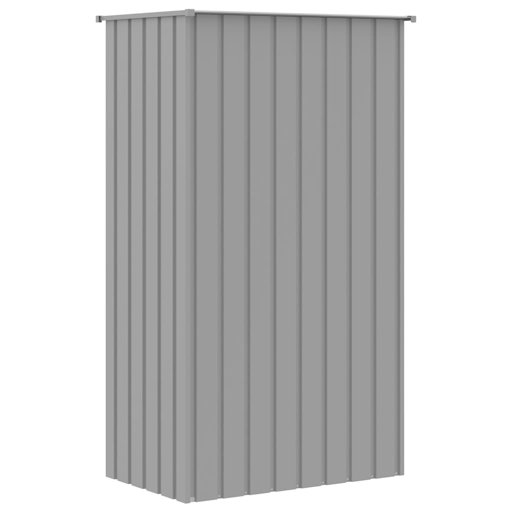 vidaXL Κλουβί Πουλιών Γκρι 115x78x200 εκ. από Γαλβανισμένο Χάλυβα