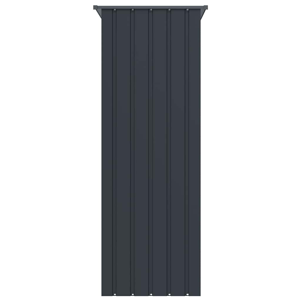 vidaXL Κλουβί Πουλιών Ανθρακί 215x78x200 εκ. από Γαλβανισμένο Χάλυβα