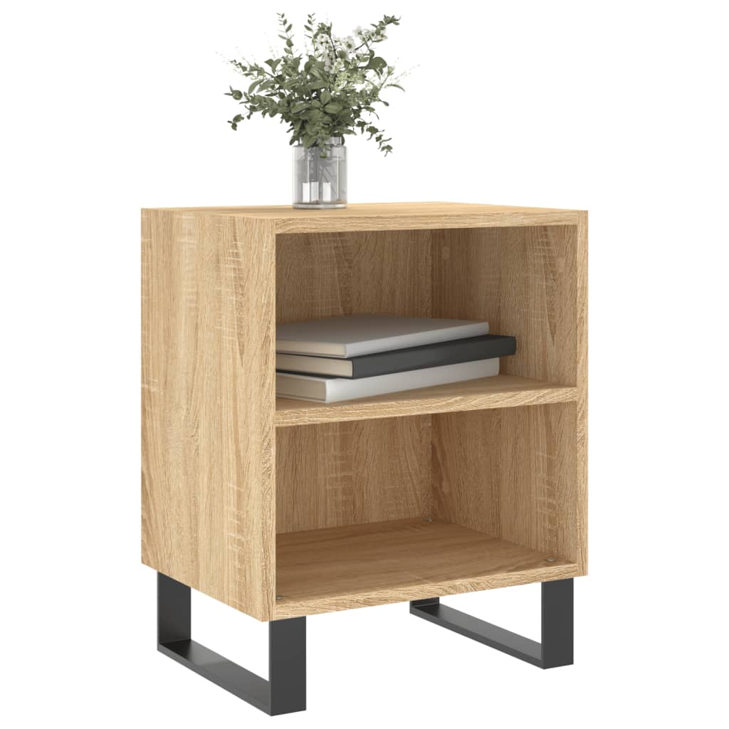 vidaXL Κομοδίνα 2 τεμ. Sonoma Δρυς 40x30x50 εκ. από Επεξεργασμένο Ξύλο