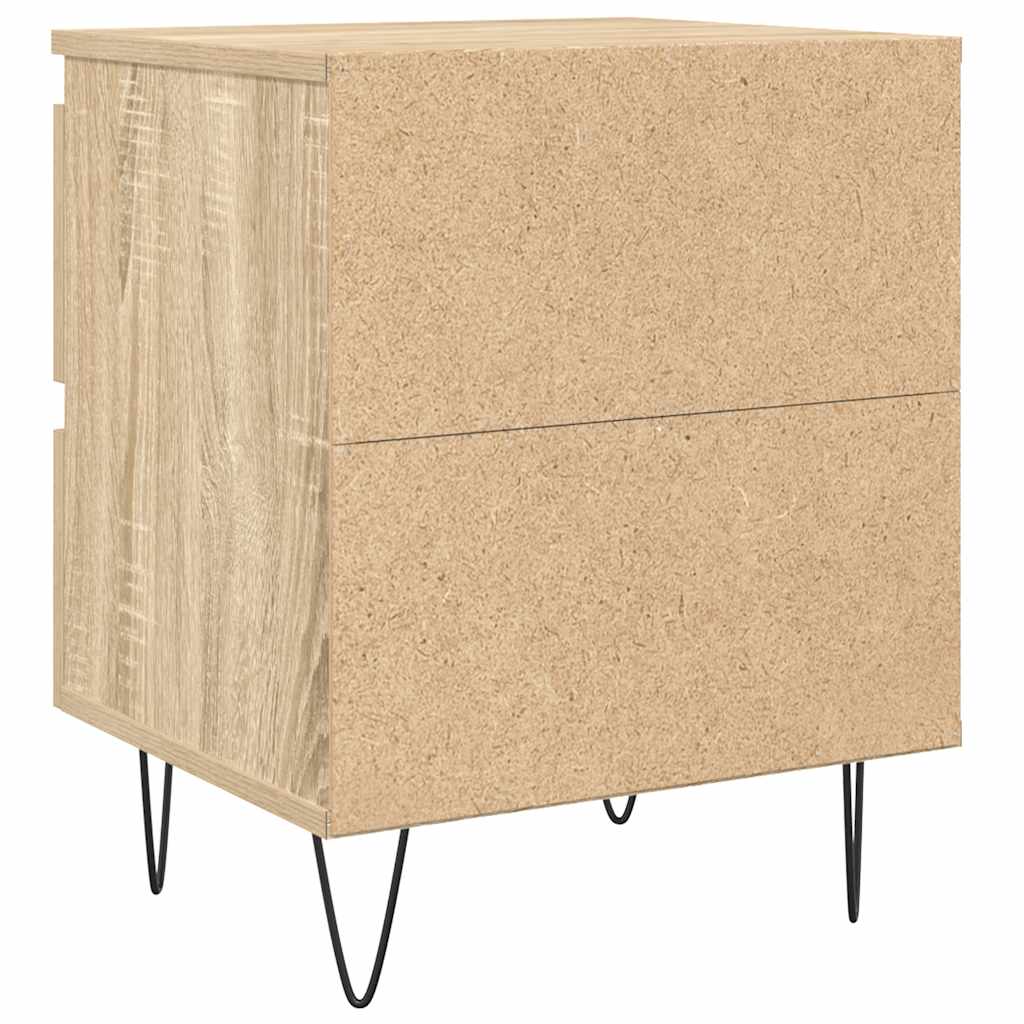 vidaXL Κομοδίνο Sonoma Δρυς 40x35x50 εκ. από Επεξεργασμένο Ξύλο