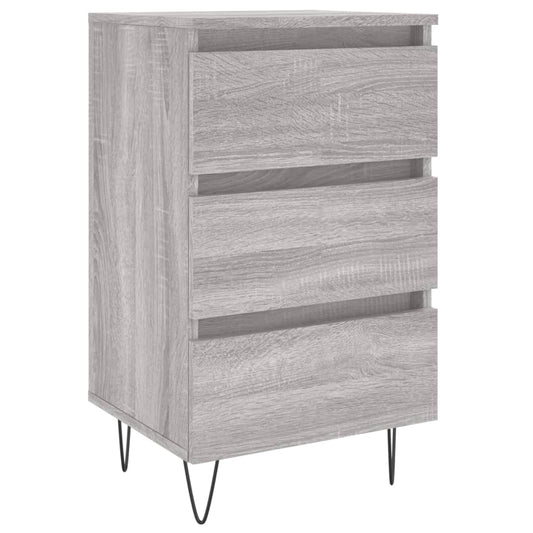 vidaXL Κομοδίνο Γκρι Sonoma 40 x 35 x 69 εκ. από Επεξεργασμένο Ξύλο