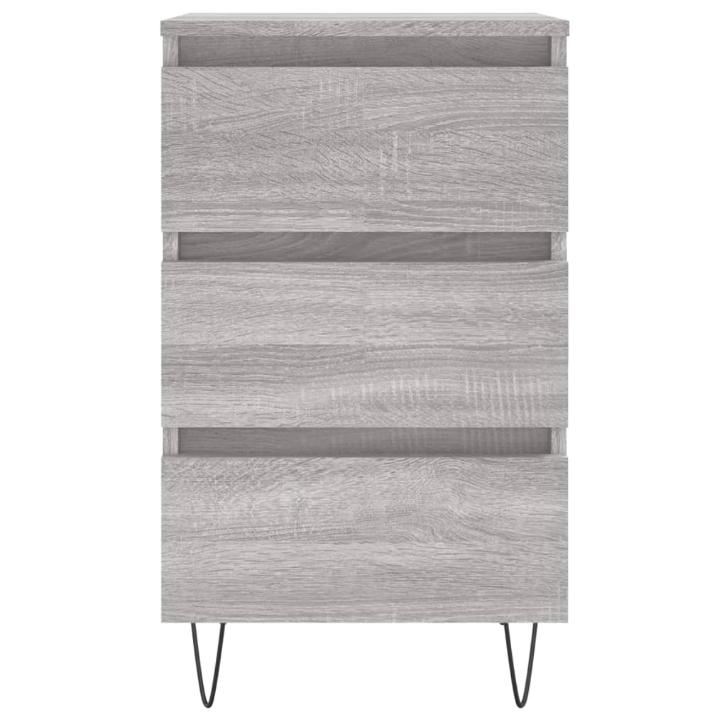 vidaXL Κομοδίνο Γκρι Sonoma 40 x 35 x 69 εκ. από Επεξεργασμένο Ξύλο