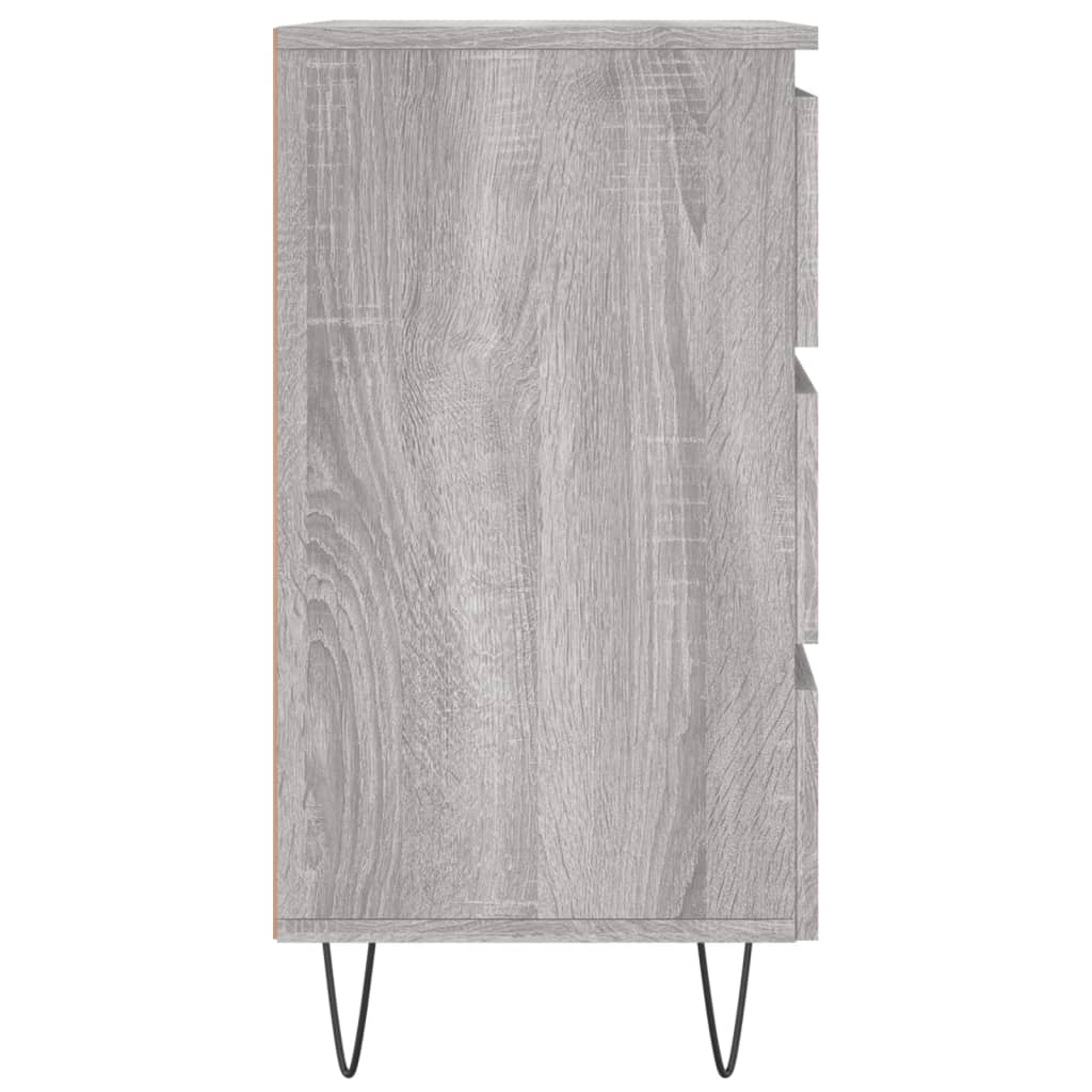 vidaXL Κομοδίνο Γκρι Sonoma 40 x 35 x 69 εκ. από Επεξεργασμένο Ξύλο