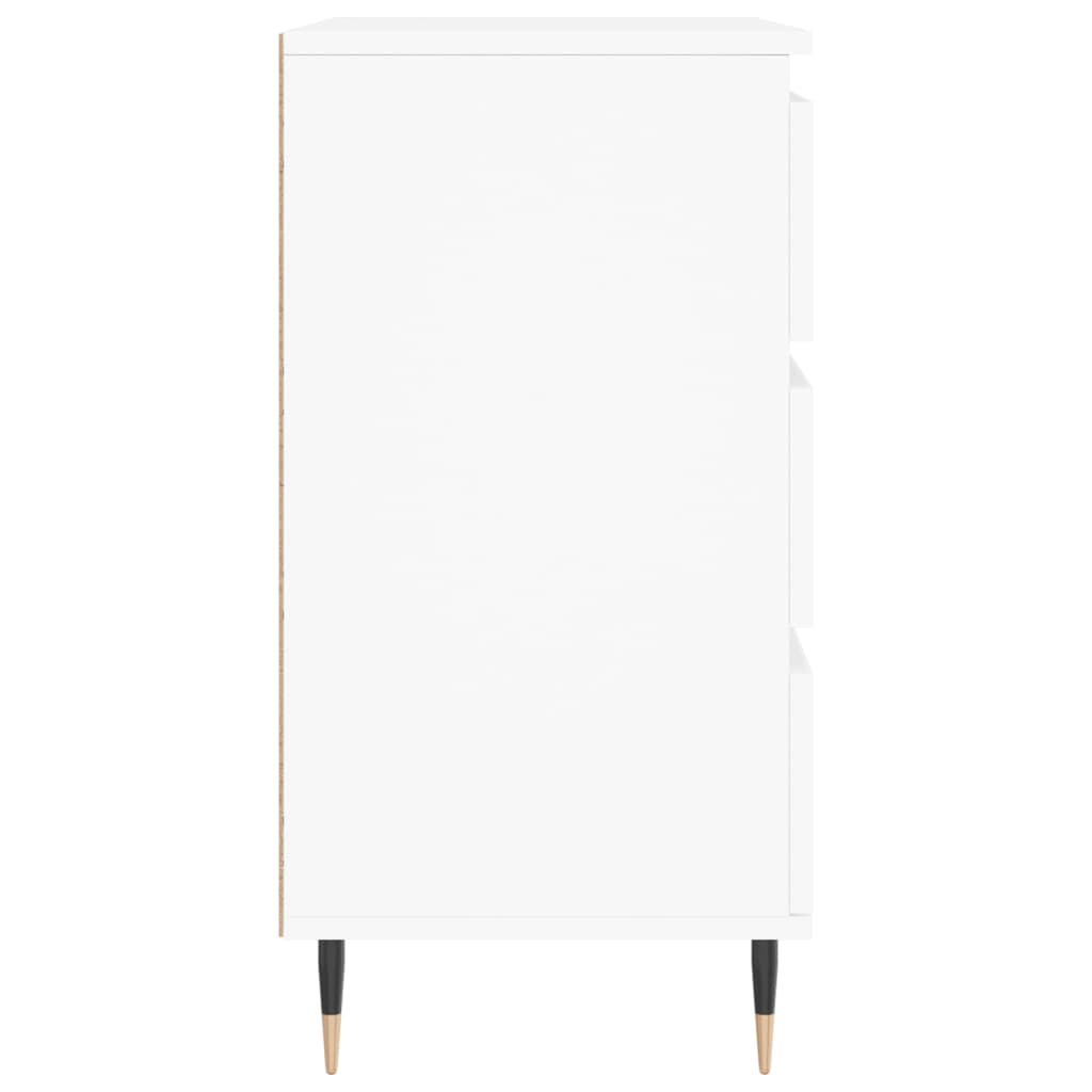 vidaXL Συρταριέρα Λευκή 60 x 35 x 70 εκ. από Επεξεργασμένο Ξύλο