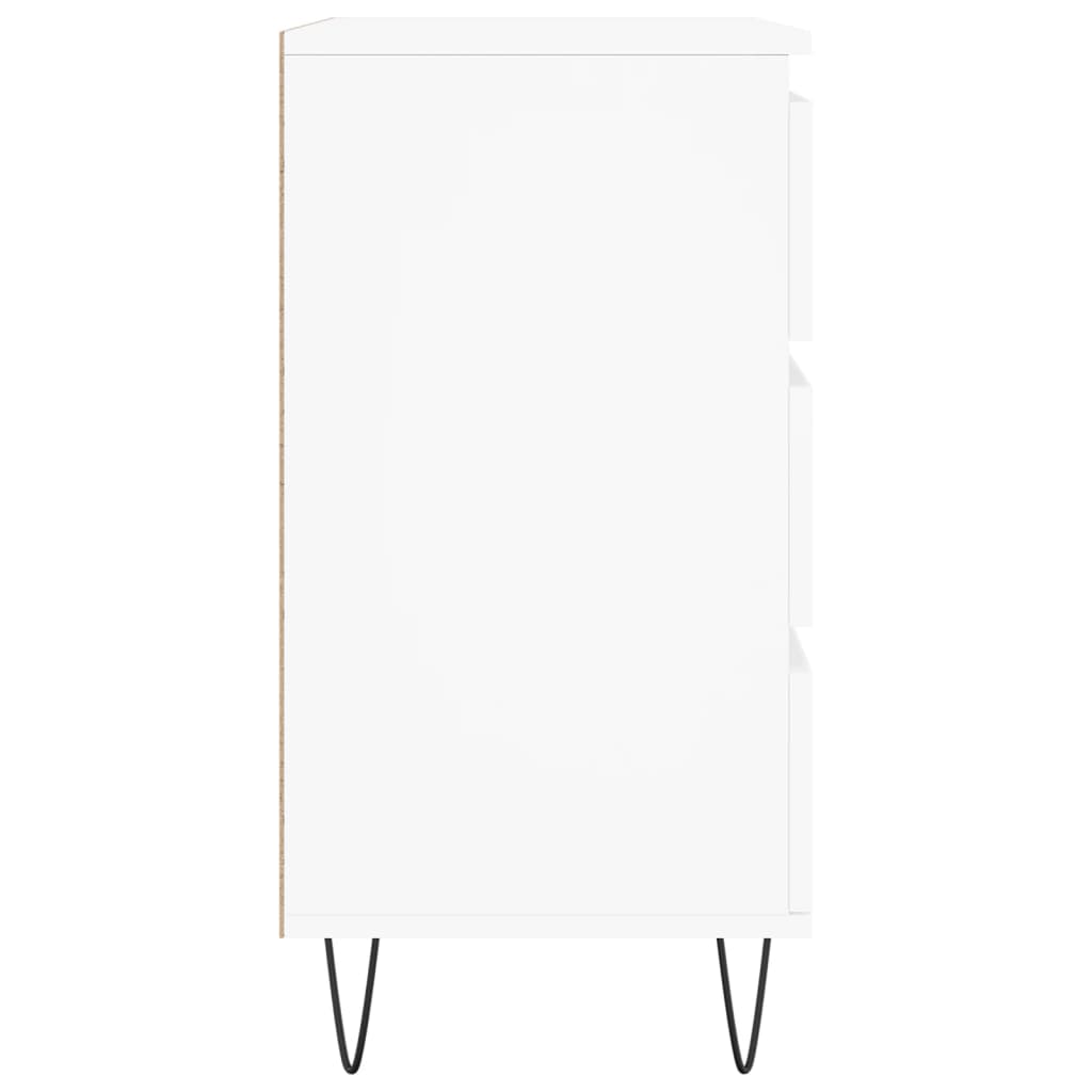 vidaXL Συρταριέρα Λευκή 60 x 35 x 70 εκ. από Επεξεργασμένο Ξύλο