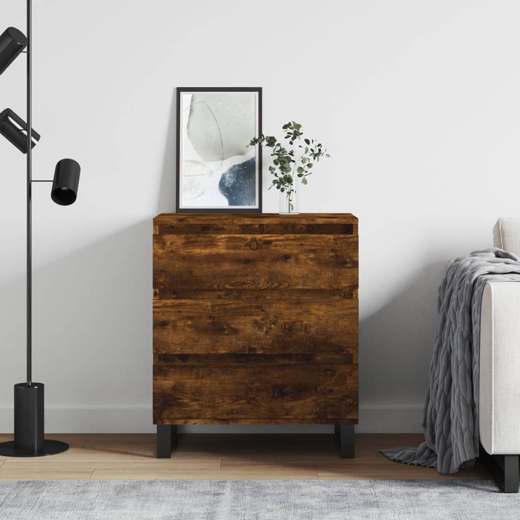 vidaXL Ντουλάπι Καπνιστή Δρυς 60x35x70 εκ. από Επεξεργασμένο Ξύλο