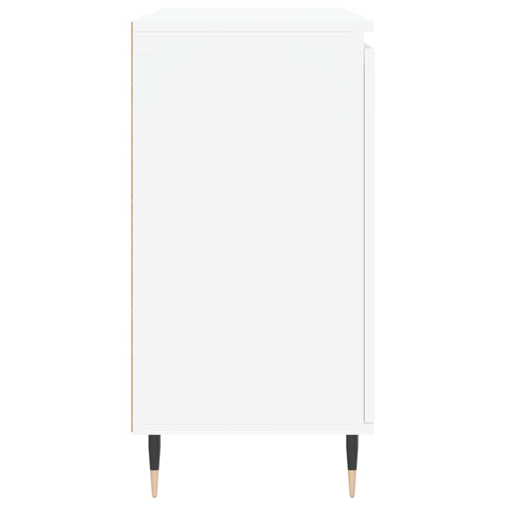 vidaXL Μπουφές Λευκός 101,5 x 35 x 70 εκ. από Επεξεργασμένο Ξύλο