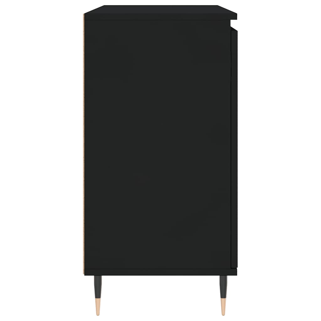 vidaXL Μπουφές Μαύρος 101,5 x 35 x 70 εκ. από Επεξεργασμένο Ξύλο