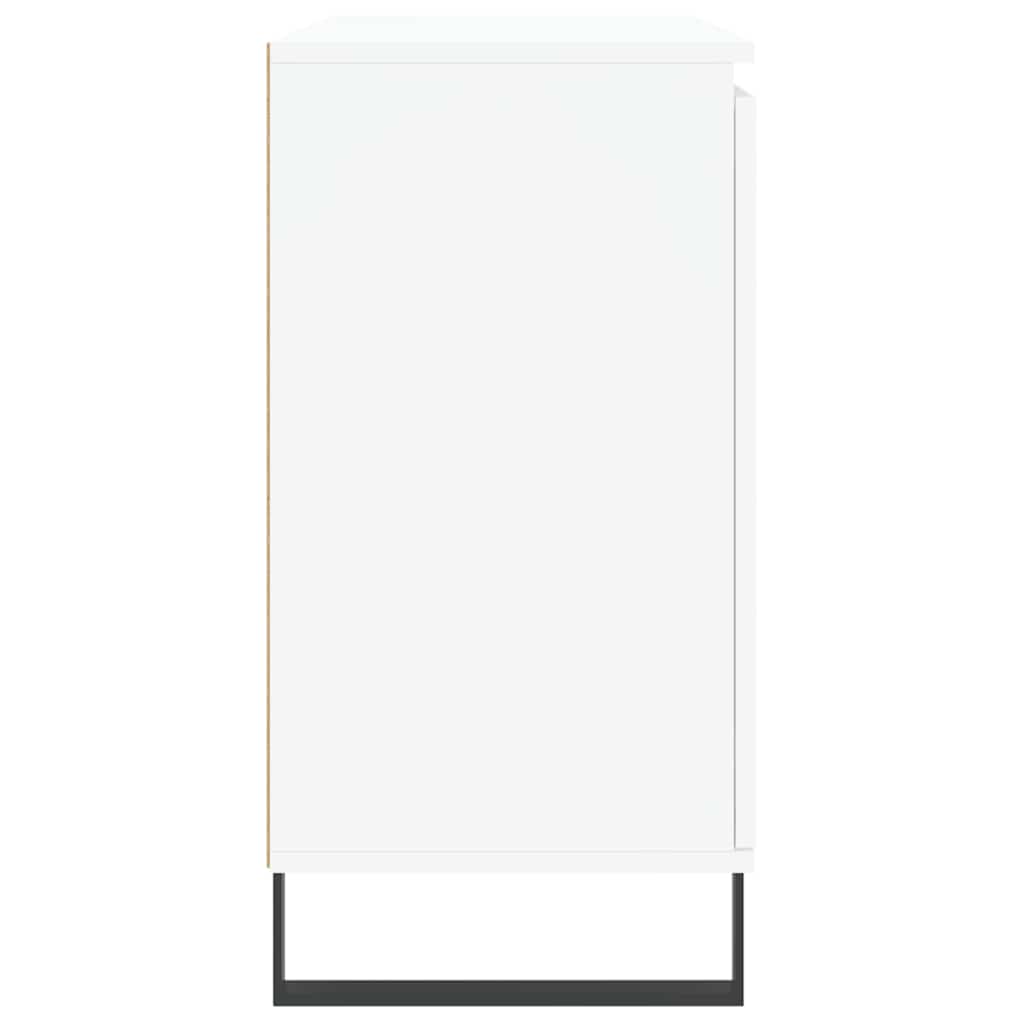 vidaXL Μπουφές Λευκός 101,5 x 35 x 70 εκ. από Επεξεργασμένο Ξύλο