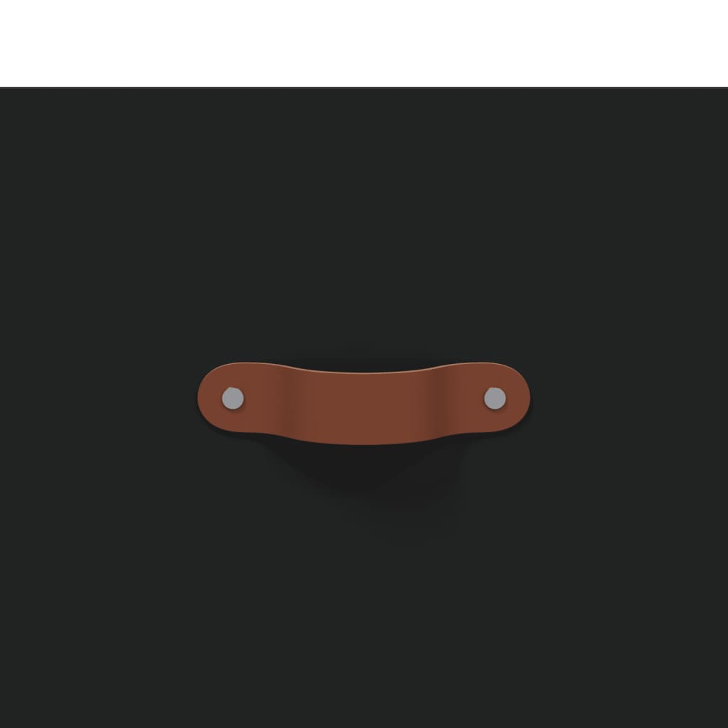 vidaXL Κομοδίνα 2 τεμ. Μαύρα 40 x 35 x 47,5 εκ. από Επεξεργασμένο Ξύλο