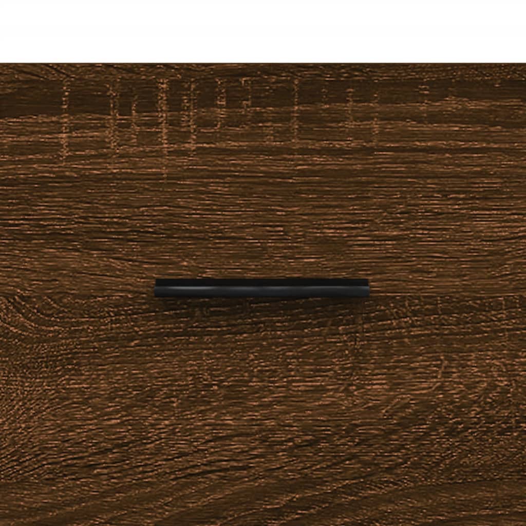 vidaXL Κομοδίνα 2 τεμ. Καφέ Δρυς 40 x 35 x 47,5 εκ. από Επεξεργ. Ξύλο