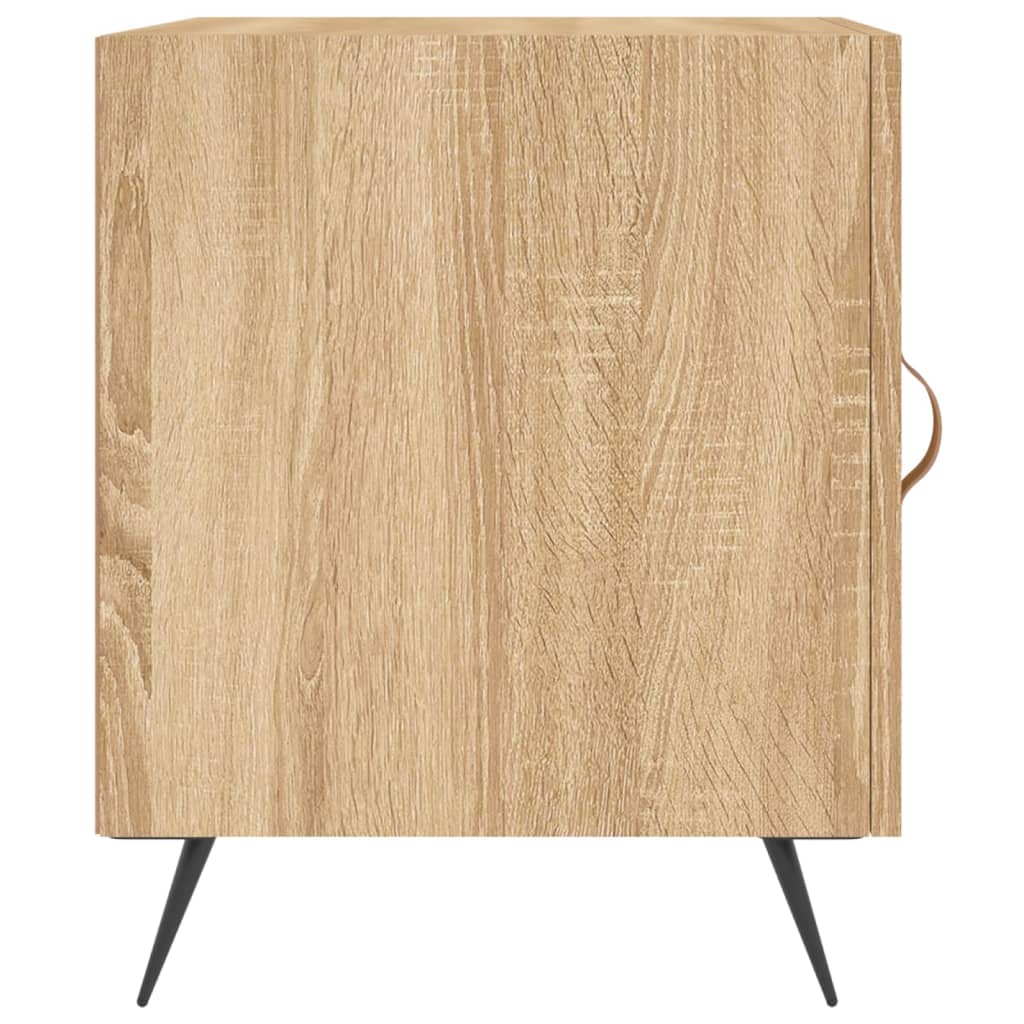 vidaXL Κομοδίνο Sonoma Δρυς 40 x 40 x 50 εκ. από Επεξεργασμένο Ξύλο