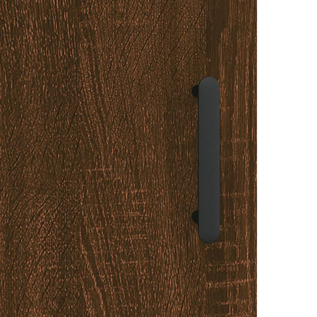 vidaXL Κομοδίνο Καφέ Δρυς 40 x 40 x 50 εκ. από Επεξεργασμένο Ξύλο