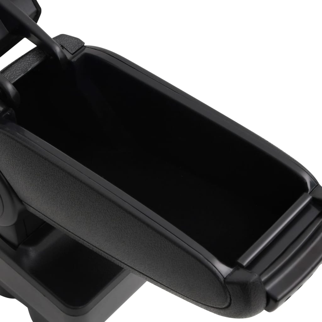 vidaXL Τεμπέλης Αυτοκινήτου Μαύρος 12 x 36 x (33,5-48) εκ. από ABS