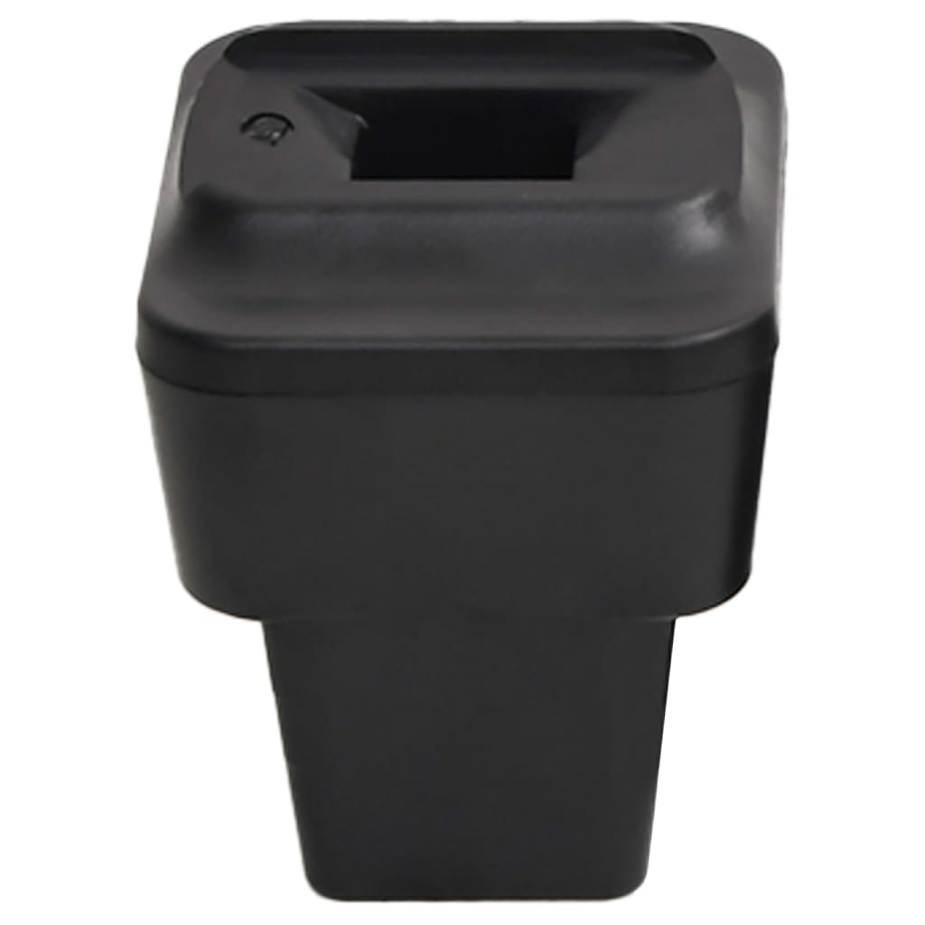vidaXL Τεμπέλης Αυτοκινήτου Μαύρος 13 x 34 x (33-46) εκ. από ABS