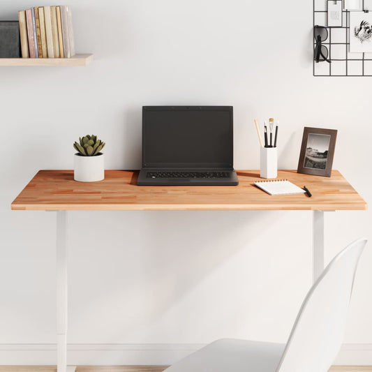 vidaXL Επιφάνεια Τραπεζιού Ορθογώνια 100x50x1,5 εκ. Μασίφ Ξύλο Οξιάς