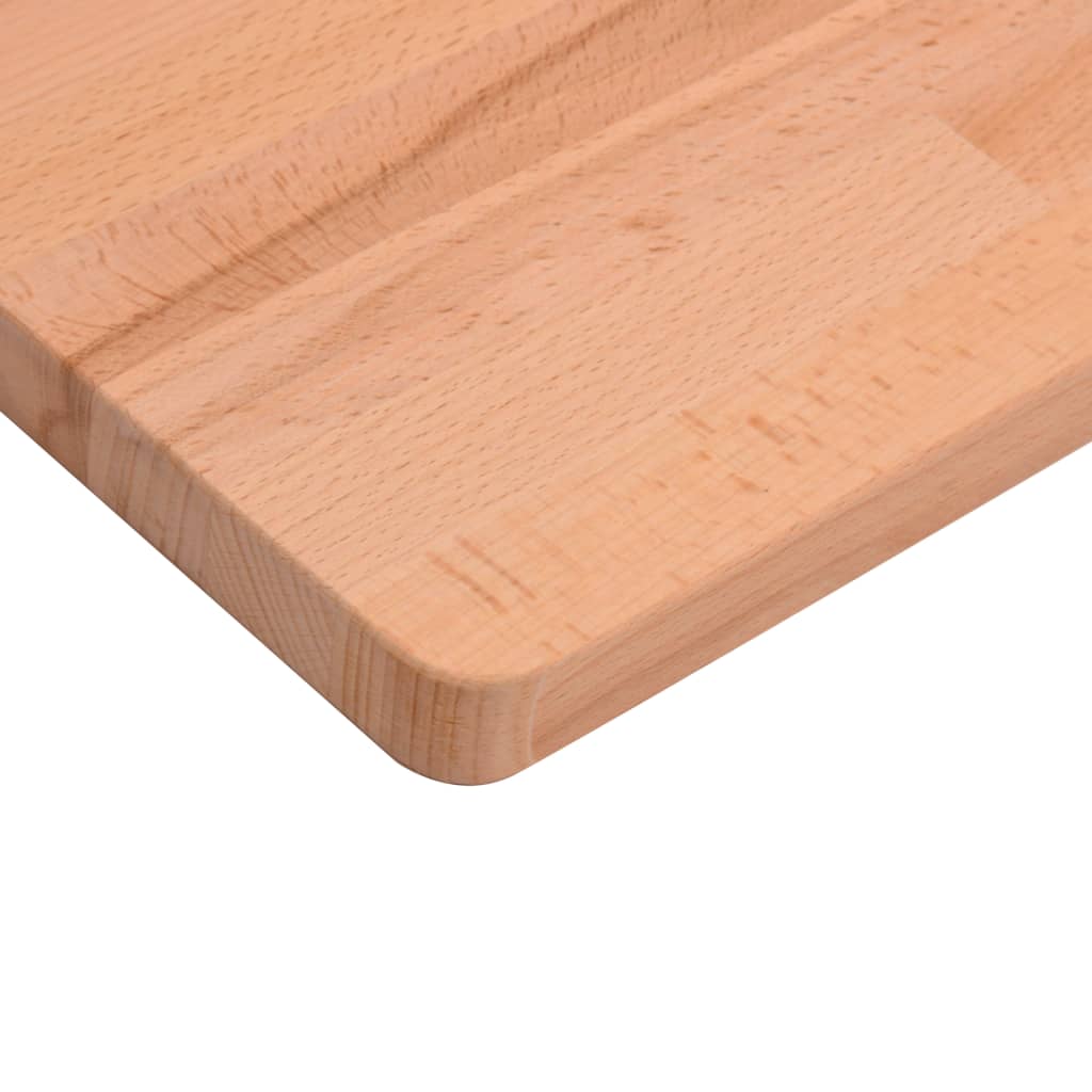 vidaXL Πάγκος Εργασίας 180x55x81,5εκ. από Μασίφ Ξύλο Οξιάς και Μέταλλο