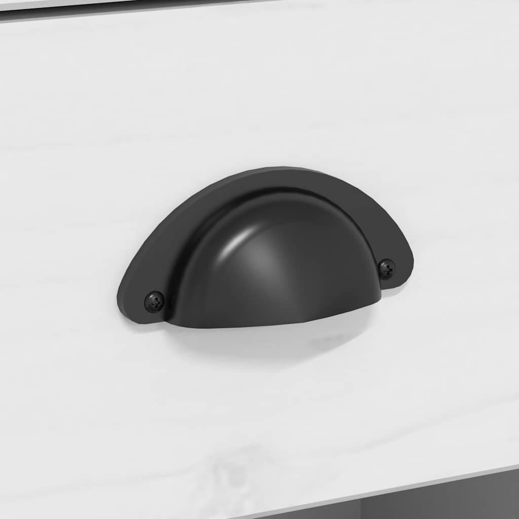 vidaXL Ντουλάπι BODO Λευκό/Καφέ 115,5x44x80 εκ. από Μασίφ Ξύλο Πεύκου