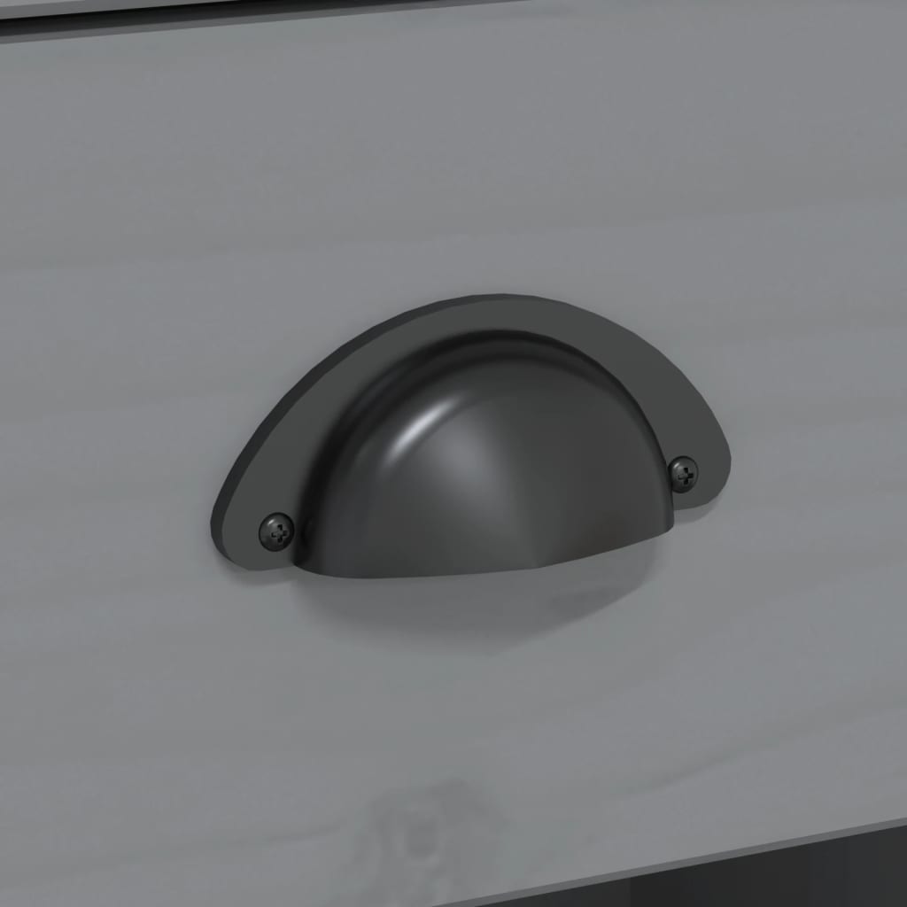 vidaXL Μπουφές BODO Γκρι 115,5x44x80 εκ. από Μασίφ Ξύλο Πεύκου