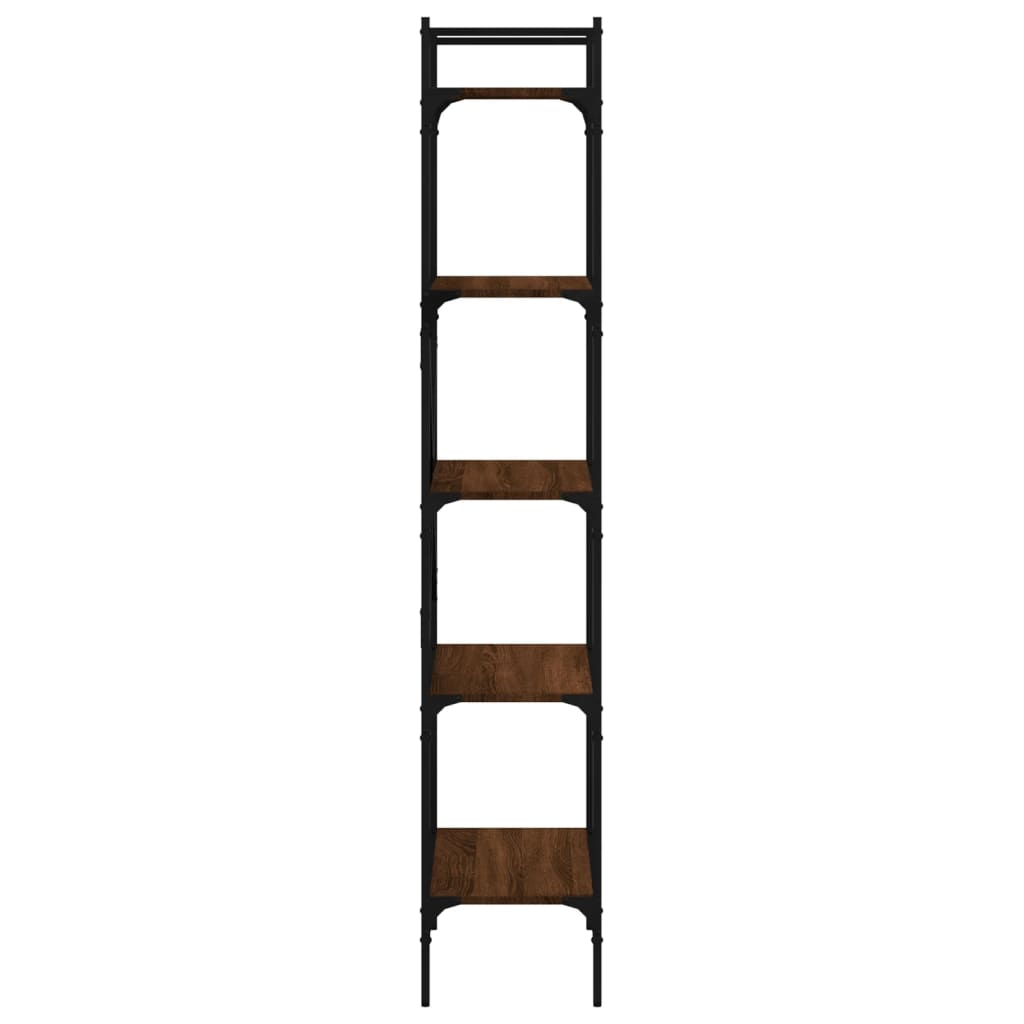 vidaXL Βιβλιοθήκη 5 Επιπέδων Καφέ Δρυς 56x31,5x174 εκ. Επεξ. Ξύλο