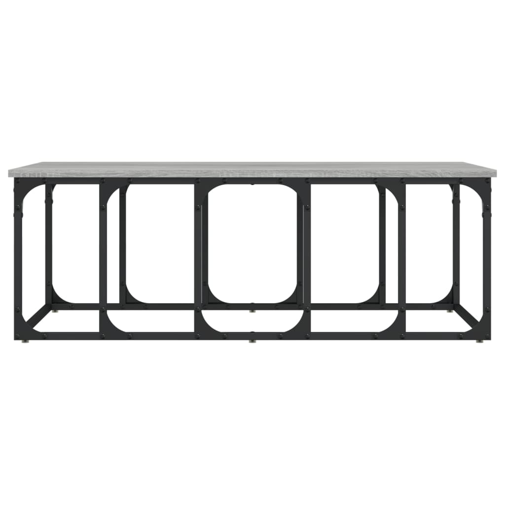 vidaXL Τραπεζάκι Σαλονιού Γκρι Sonoma 100x50x35,5 εκ. Επεξεργ. Ξύλο