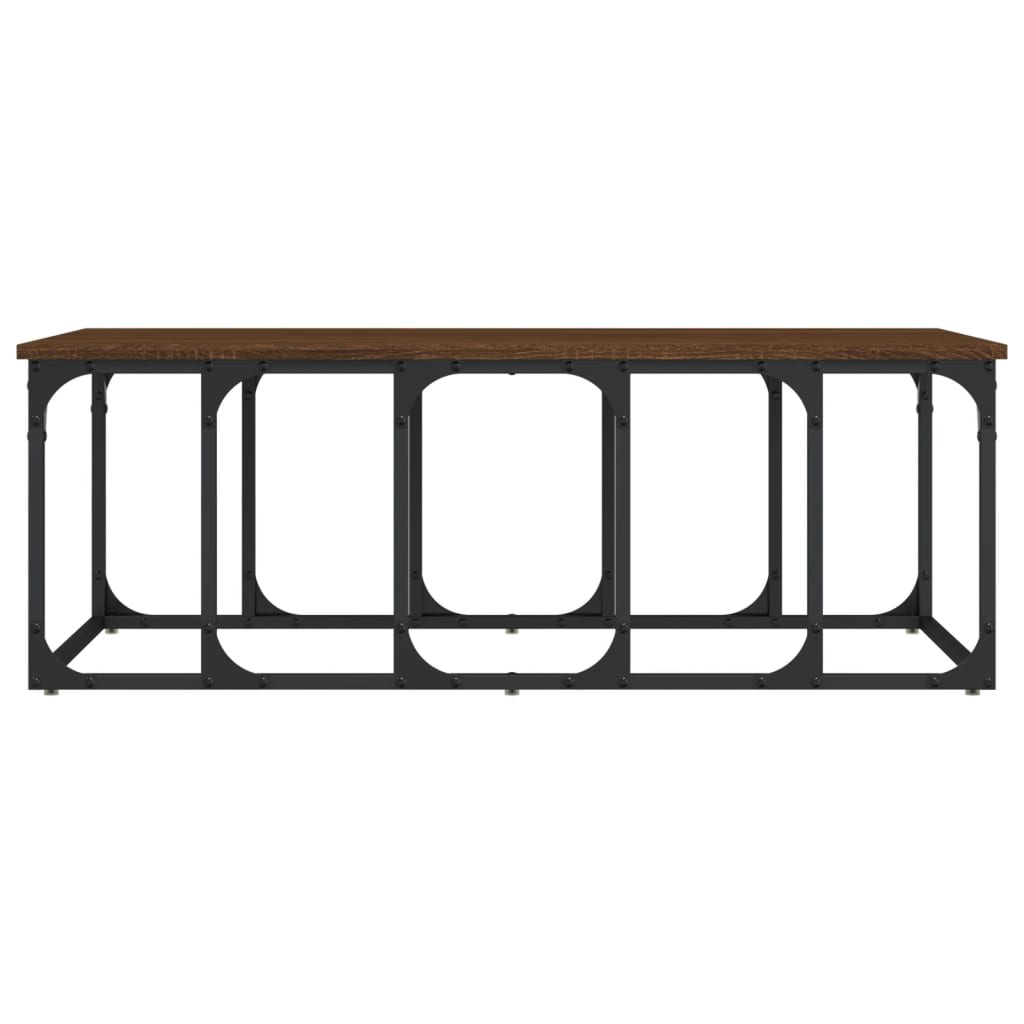 vidaXL Τραπεζάκι Σαλονιού Καφέ Δρυς 100x50x35,5 εκ. Επεξεργασμένο Ξύλο