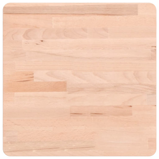 vidaXL Επιφάνεια Τραπεζιού Τετράγωνη 40x40x1,5 εκ. Μασίφ Ξύλο Οξιάς