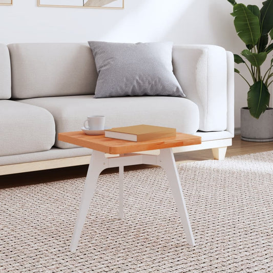 vidaXL Επιφάνεια Τραπεζιού Τετράγωνη 40x40x2,5 εκ. Μασίφ Ξύλο Οξιάς