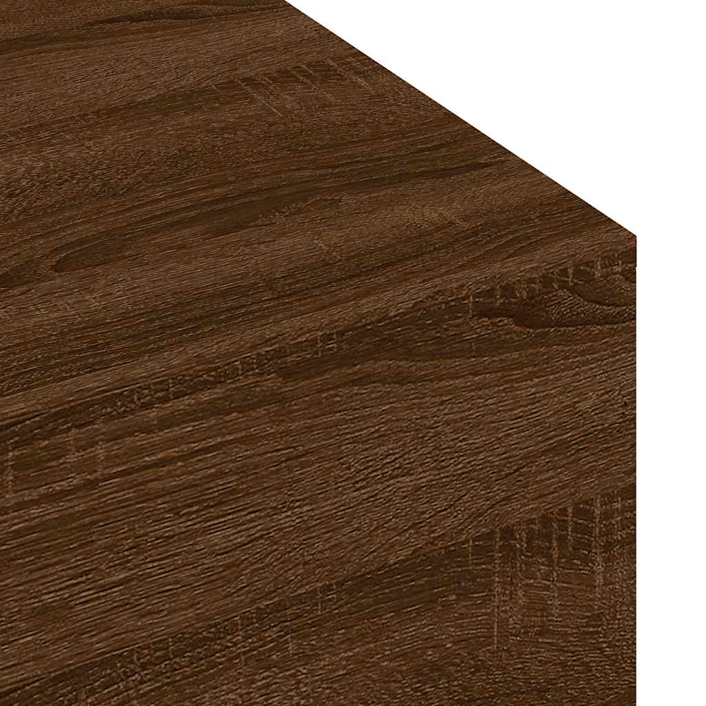 vidaXL Τραπεζάκι Σαλονιού Καφέ Δρυς 100 x 49,5 x 31 εκ. Επεξεργ. Ξύλο