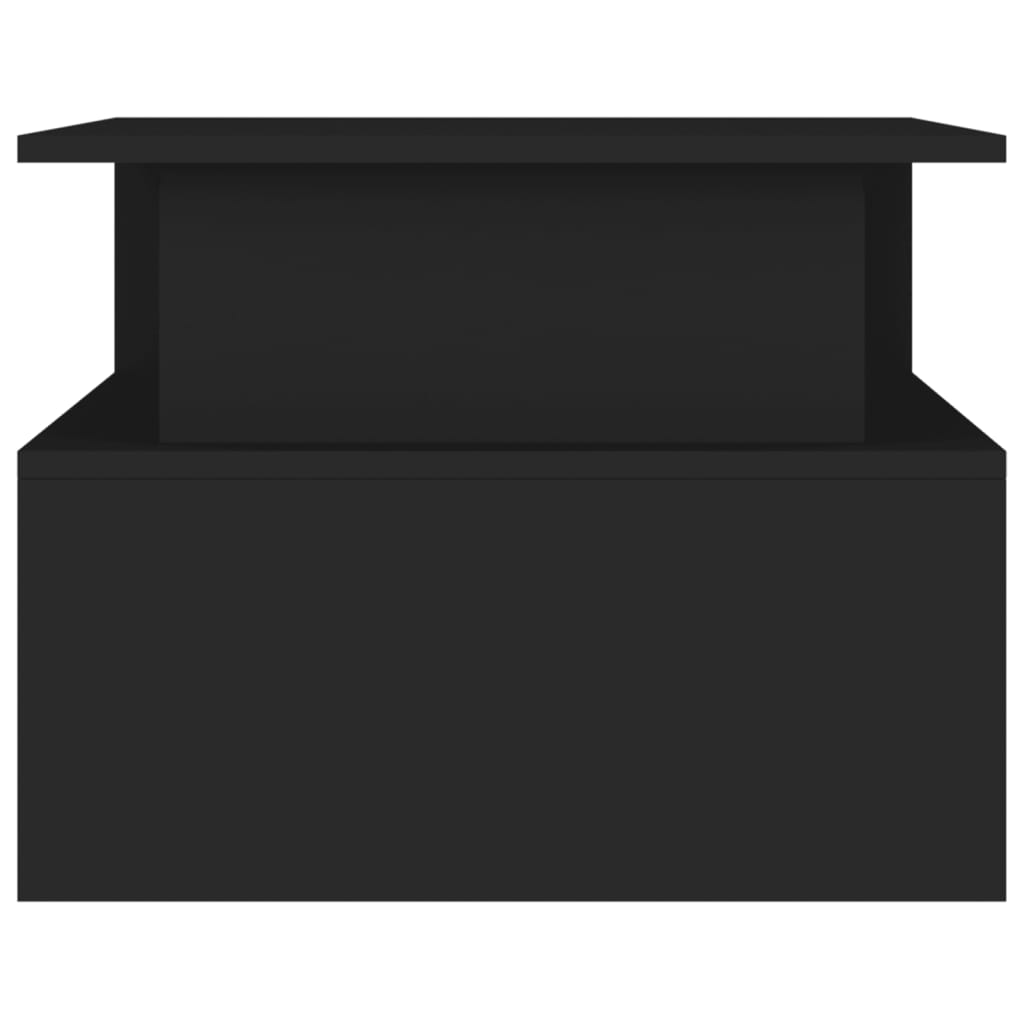 vidaXL Τραπεζάκι Σαλονιού Μαύρο 90x55x42,5 εκ. Επεξεργασμένο Ξύλο