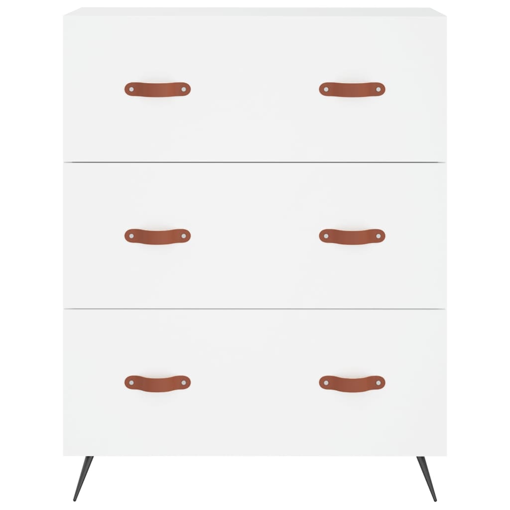 vidaXL Ντουλάπι Λευκό 69,5x34x180 εκ. από Επεξεργασμένο Ξύλο