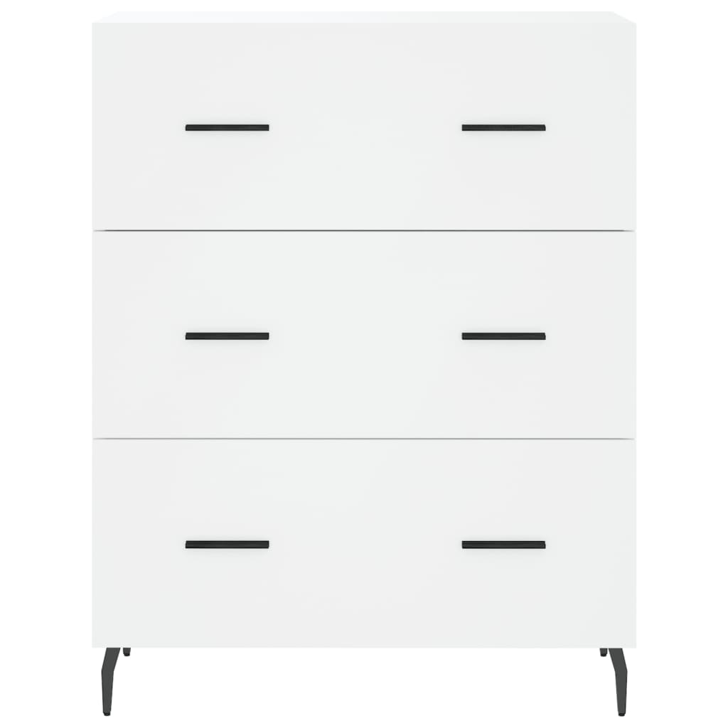 vidaXL Ντουλάπι Λευκό 69,5x34x180 εκ. από Επεξεργασμένο Ξύλο