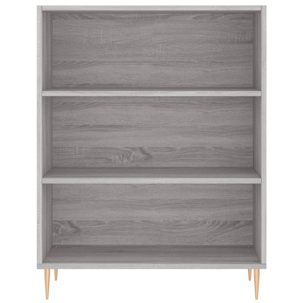 vidaXL Ντουλάπι Sonoma Γκρι 69,5x32,5x180 εκ. Επεξεργασμένο Ξύλο
